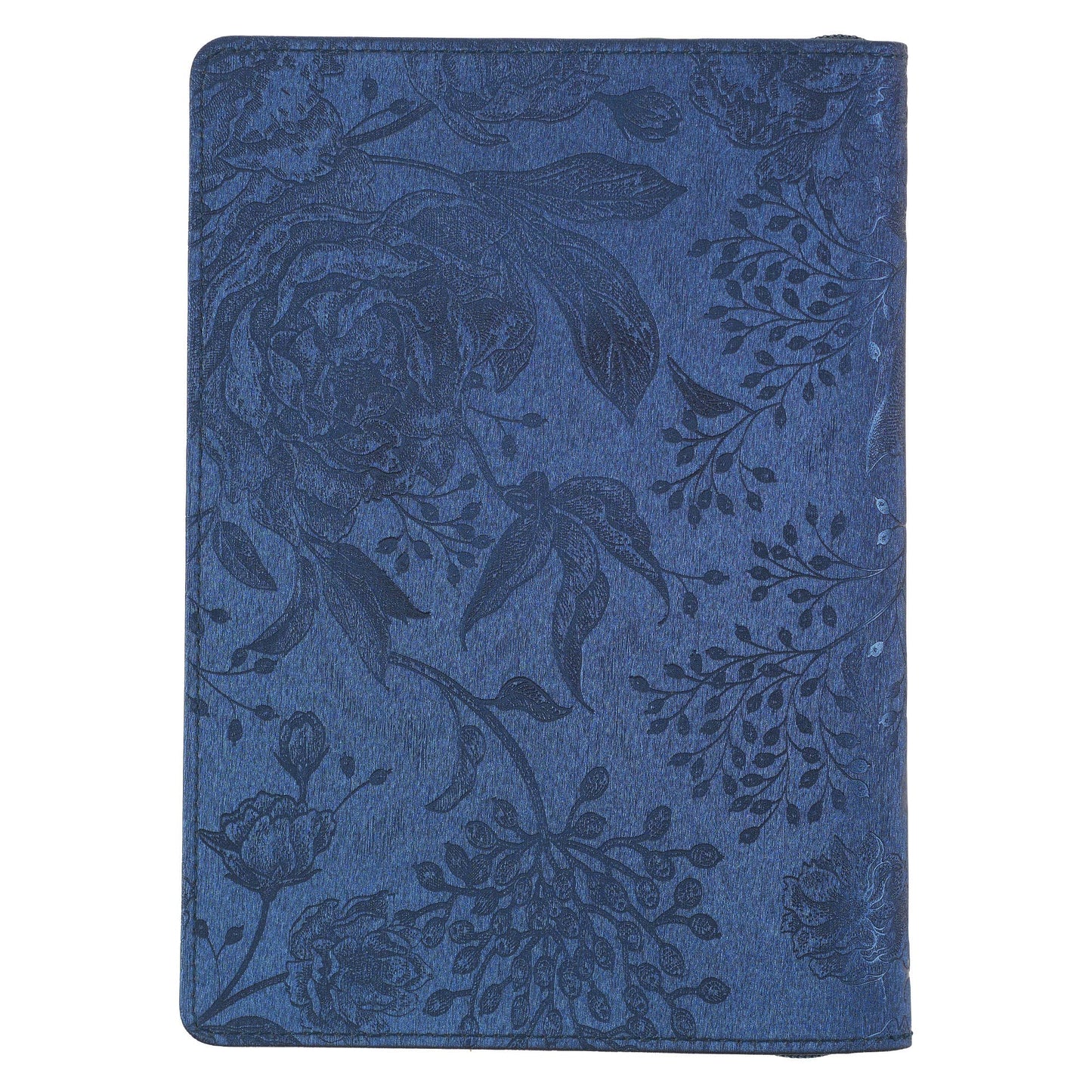Journal Classic Zip Blue/Peacock Printed Blessed Jer. 17:7