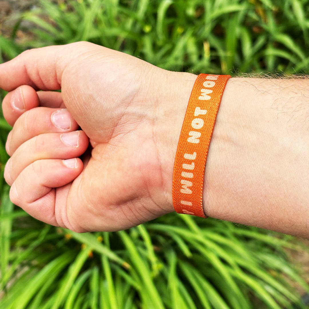 Today I Will Not Worry NFC Positivity Bracelet: Free Luma