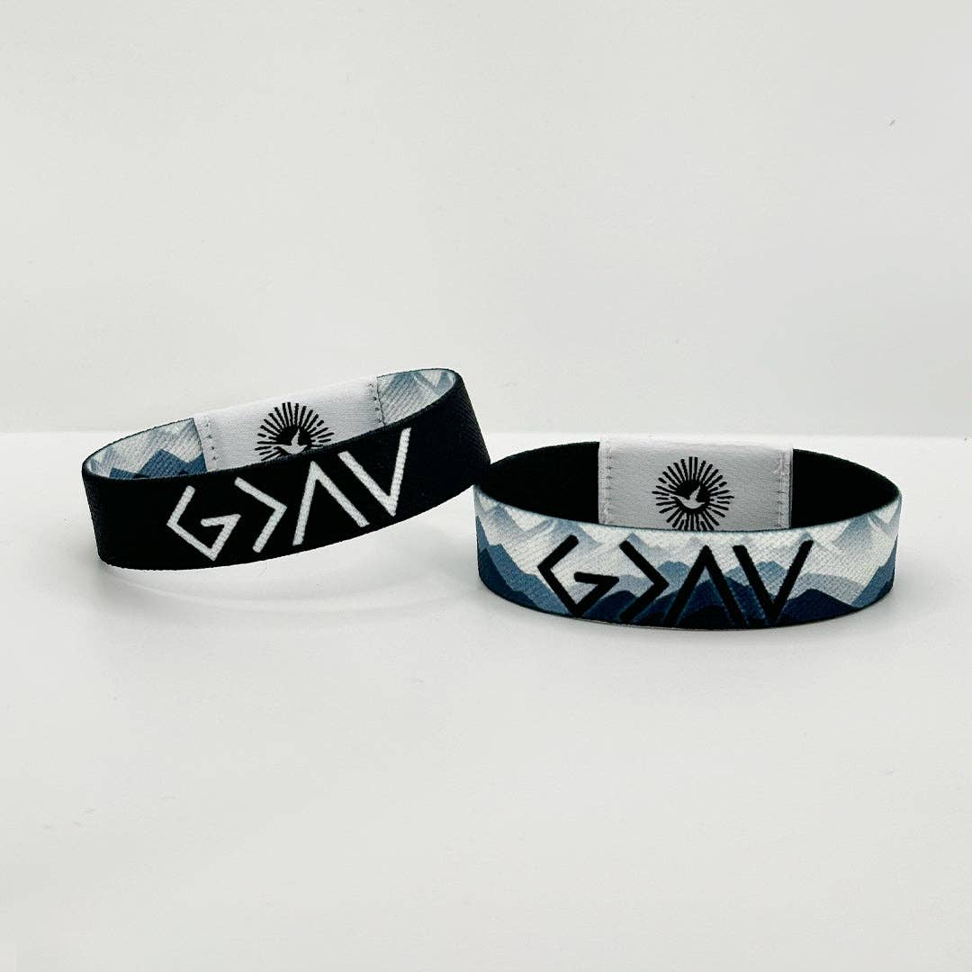 Gods Greater Than Highs and Lows NFC Bible Verse Bracelet: Free Luma