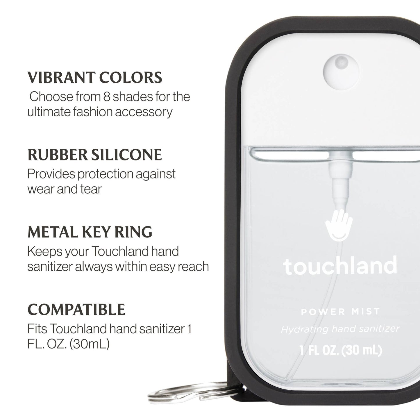 Touchland Jet Black Hand Mist Case