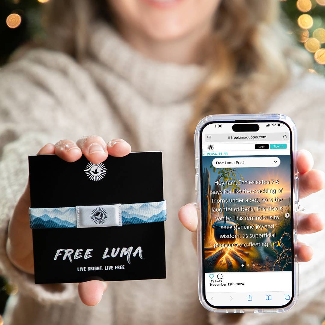 Wrapped in Grace NFC Bible Verse Bracelet: Free Luma