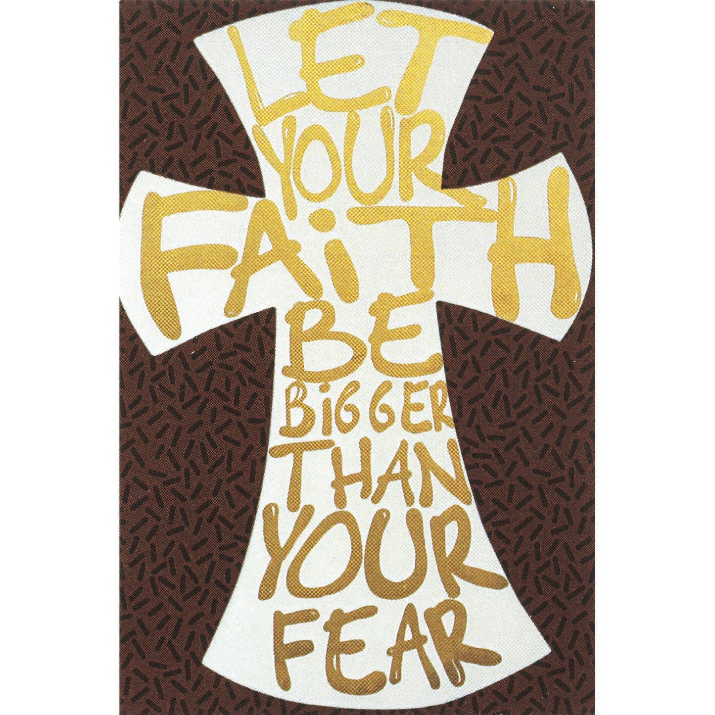 CROSS FIGURINE WITH LET YOUR FAITH CARD