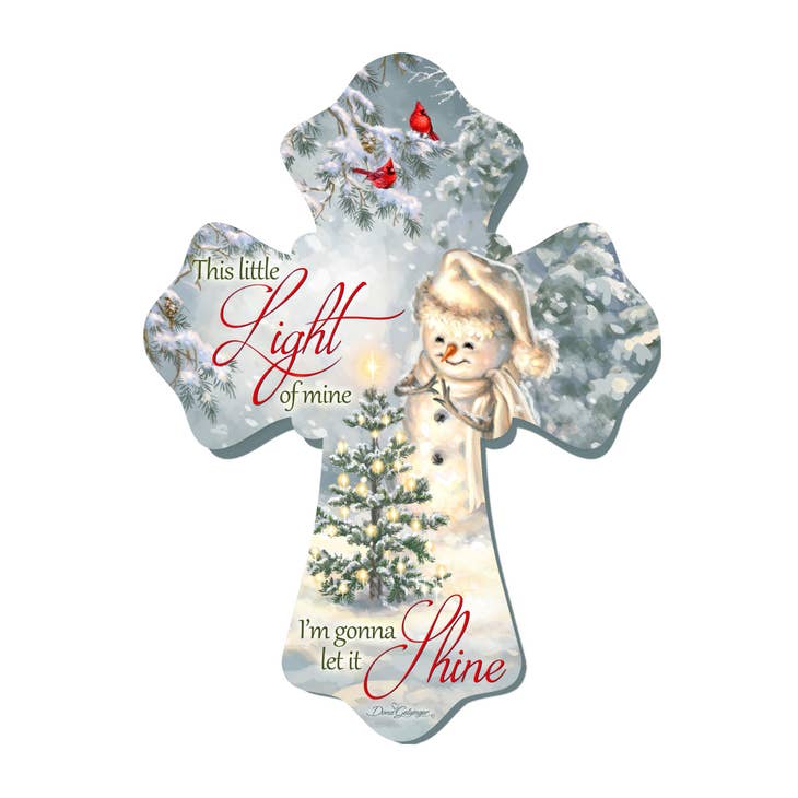 Little Light of Mine Wooden Cross