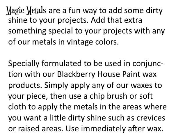 Magic Metal - Blackberry House Paint: Antique Bronze