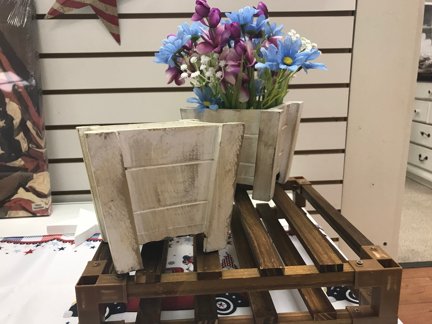 Small Wood flower box