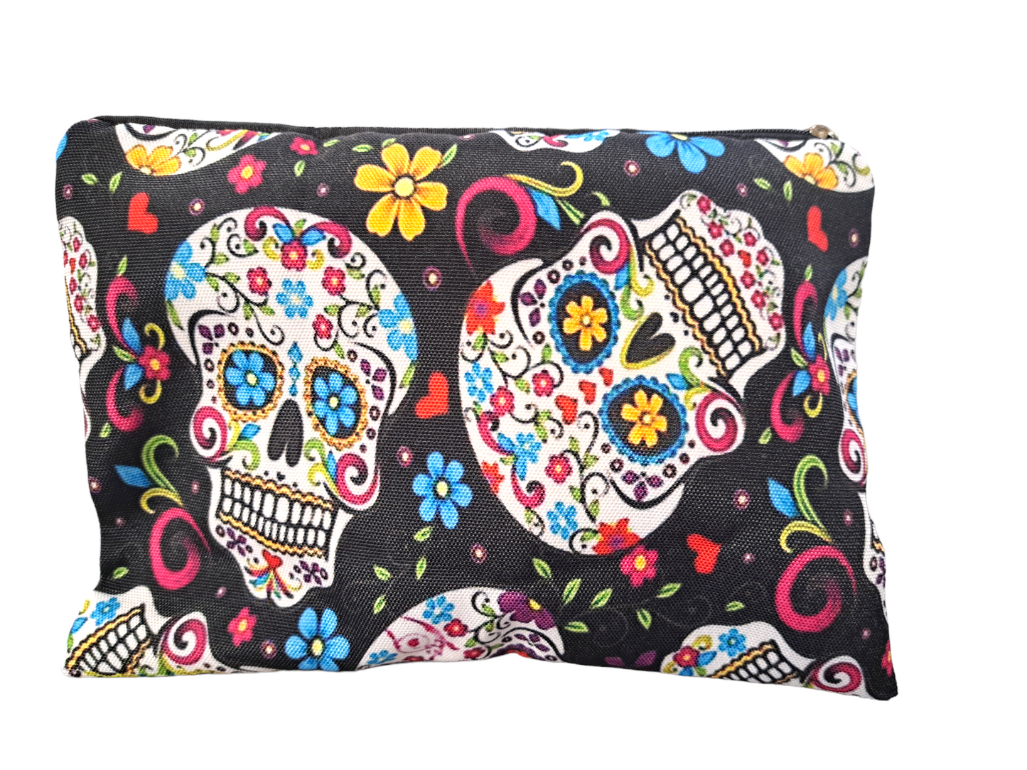 Sugar Skull Zippered Bag