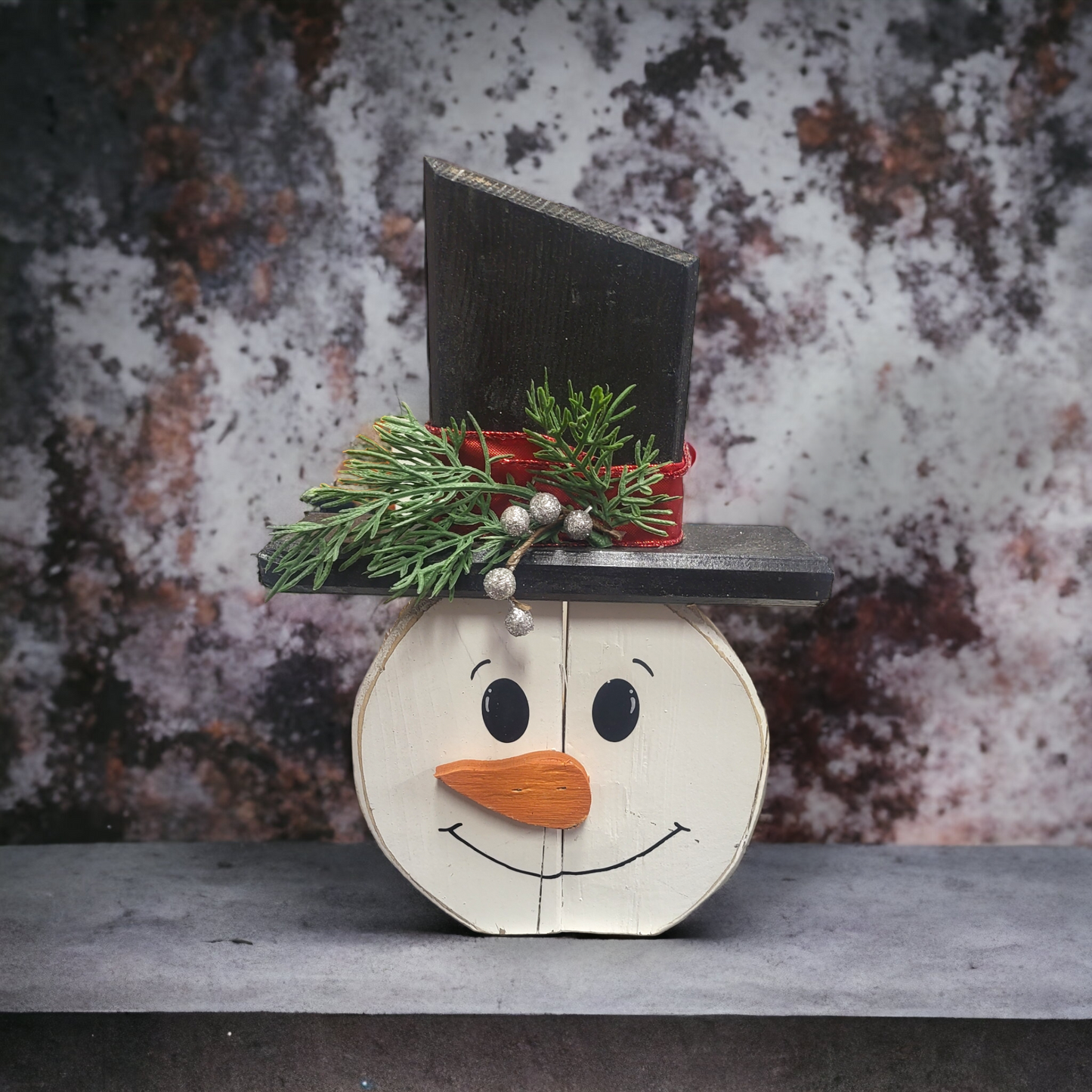 Wood Snowman