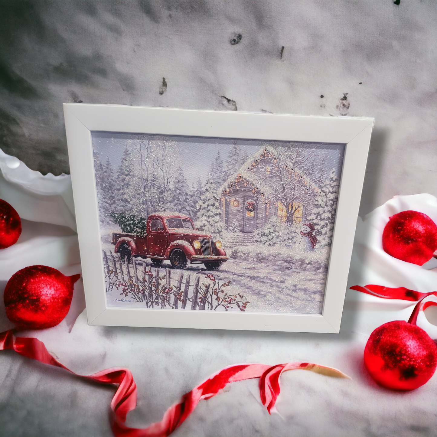 Special Delivery Lighted Shadow Box