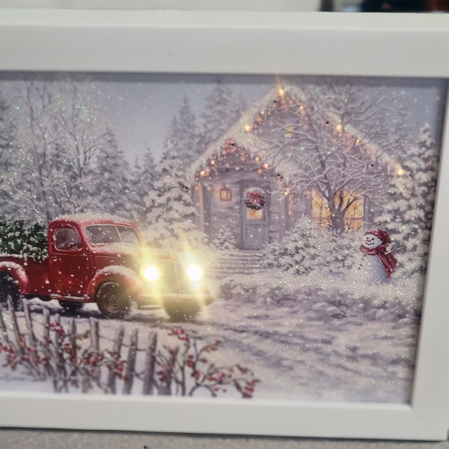 Special Delivery Lighted Shadow Box