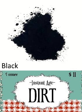 Instant Age Dirt, 4oz - Blackberry House Paint: Dark Brown