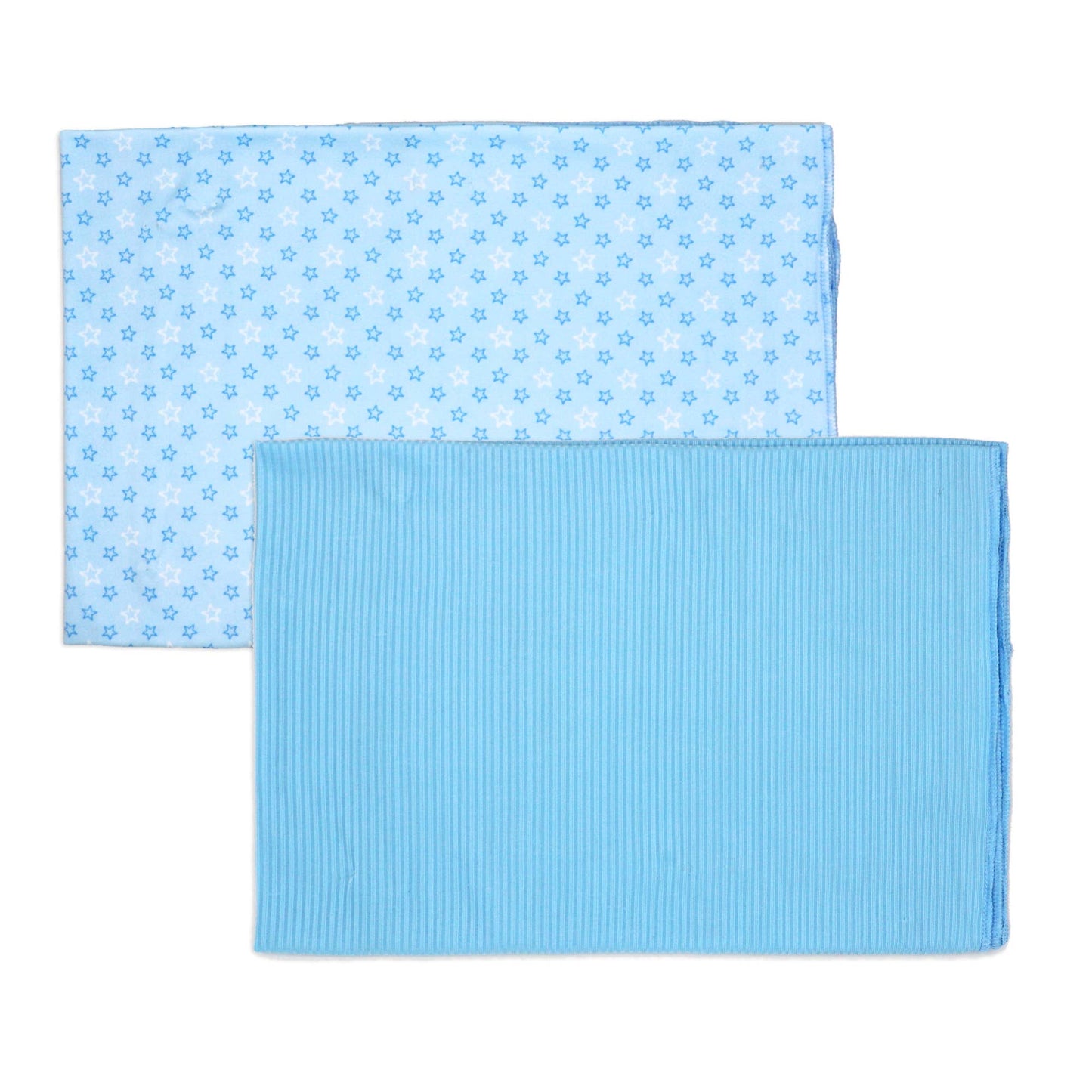 2-Pack Rib Knit Baby Wrap Swaddles: Pink