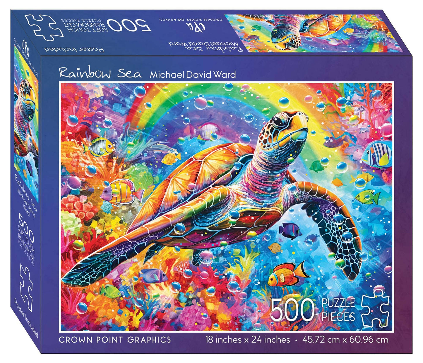 Rainbow Sea - 500 piece jigsaw puzzle