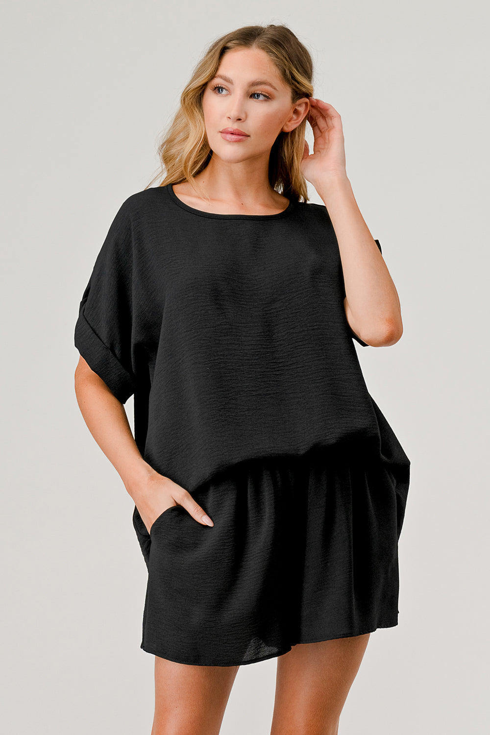 Pixi + Ivy 2PC Top & Shorts Set