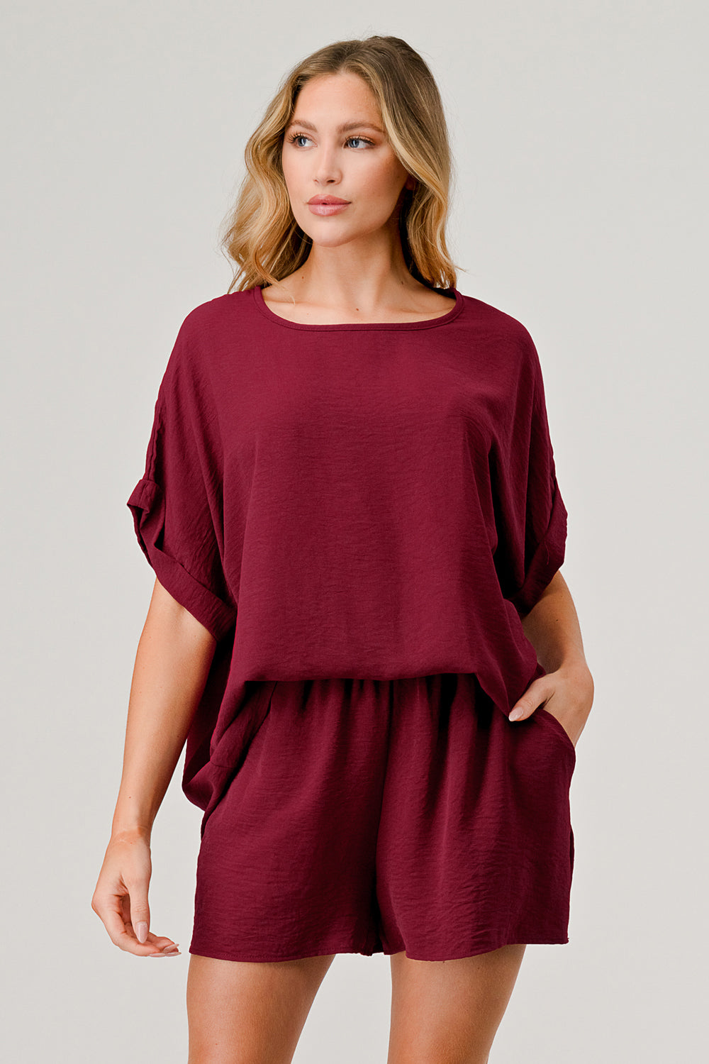 Pixi + Ivy 2PC Top & Shorts Set