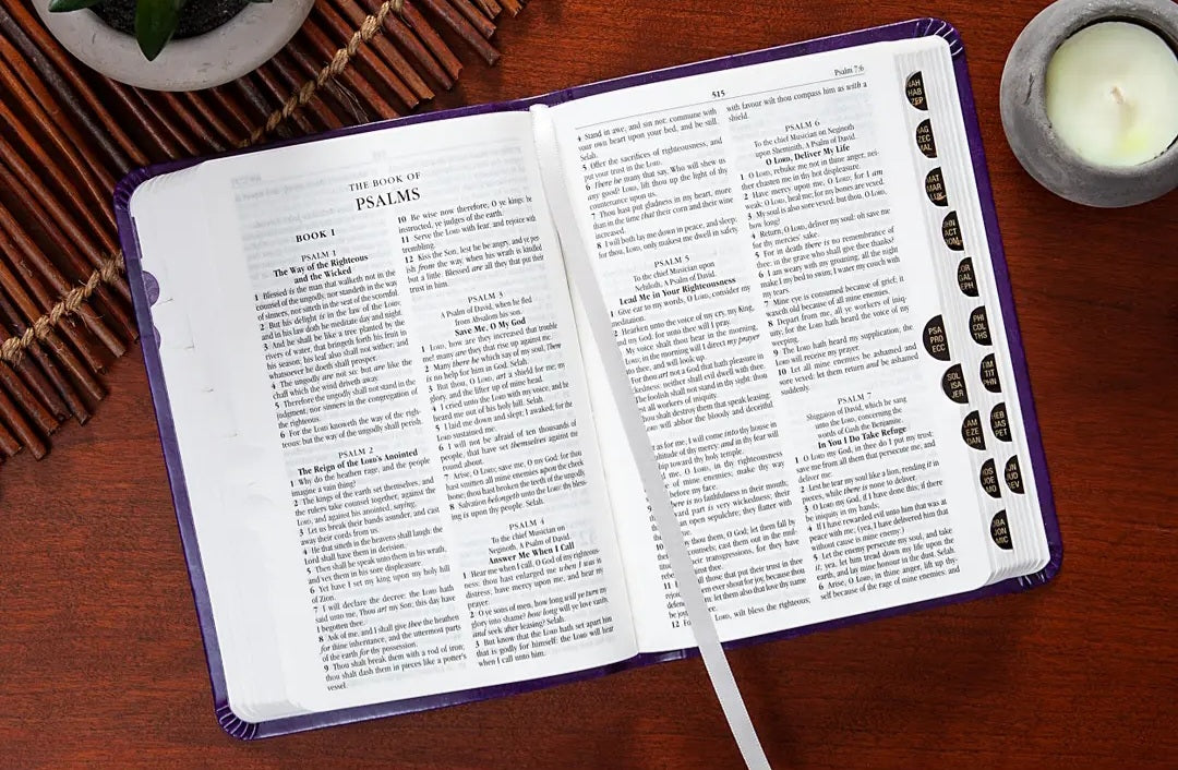 KJV Bible- Compact Amethyst
