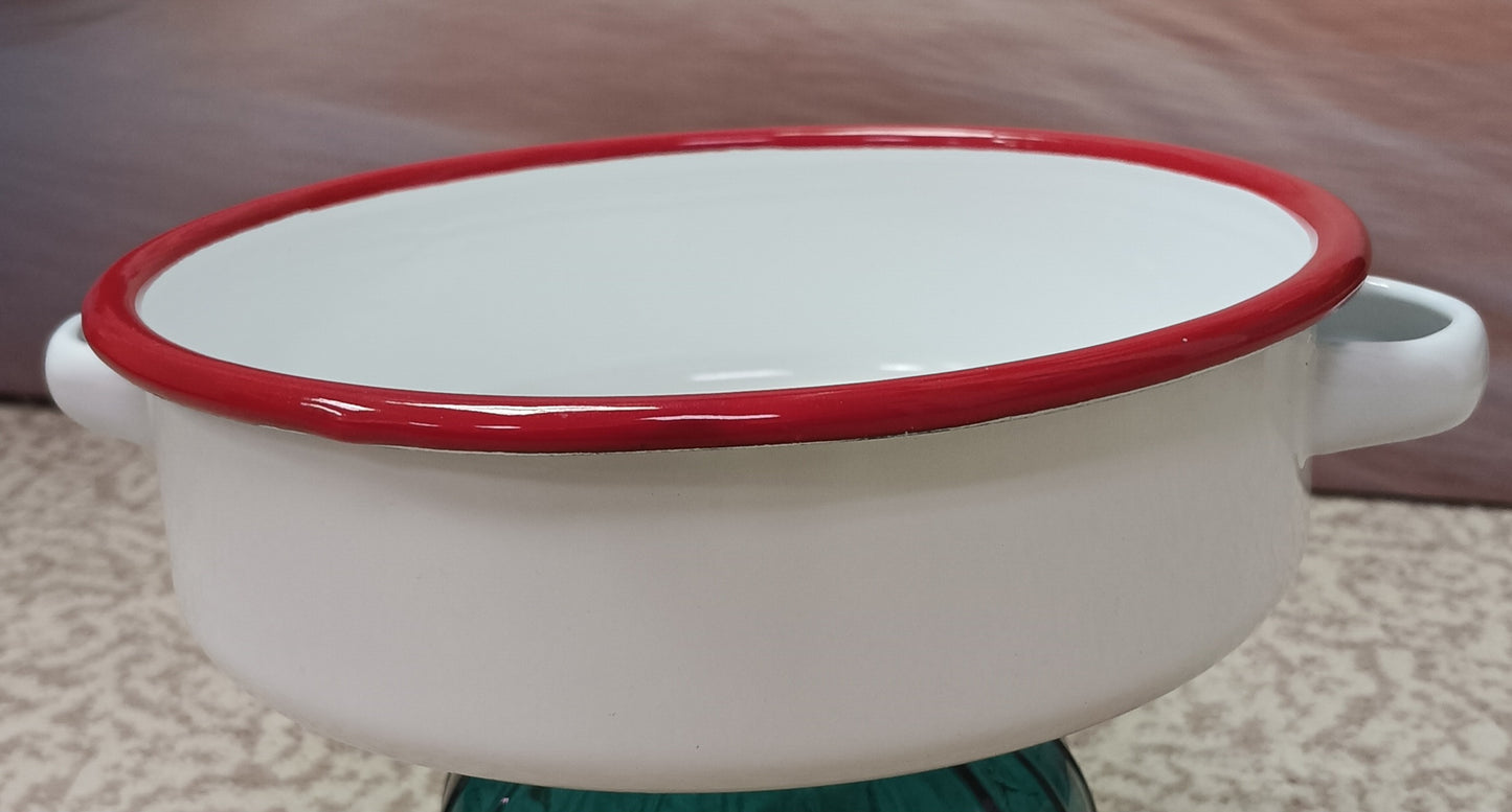 Enamel Round baking dish