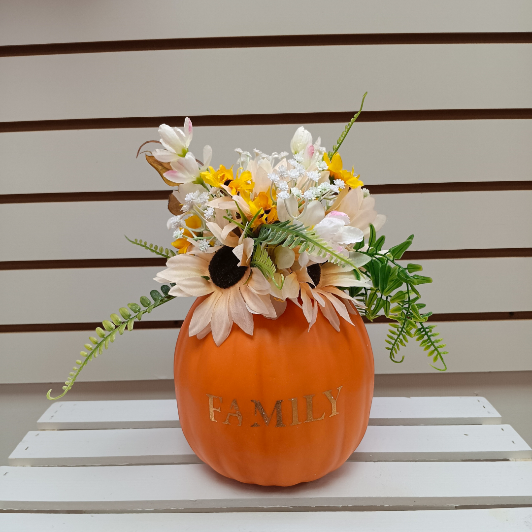 Floral Pumpkin