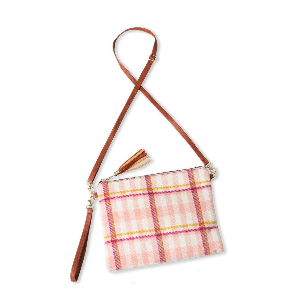 Plaid Crossbody Handbag