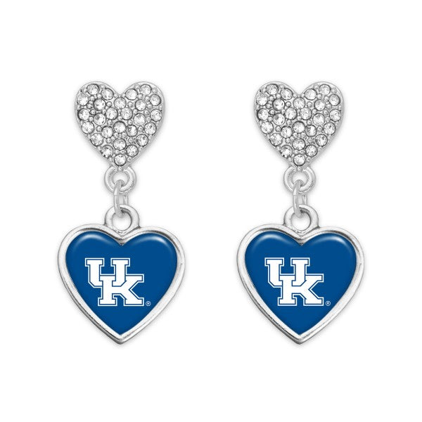 Kentucky Heart Charm Earrings