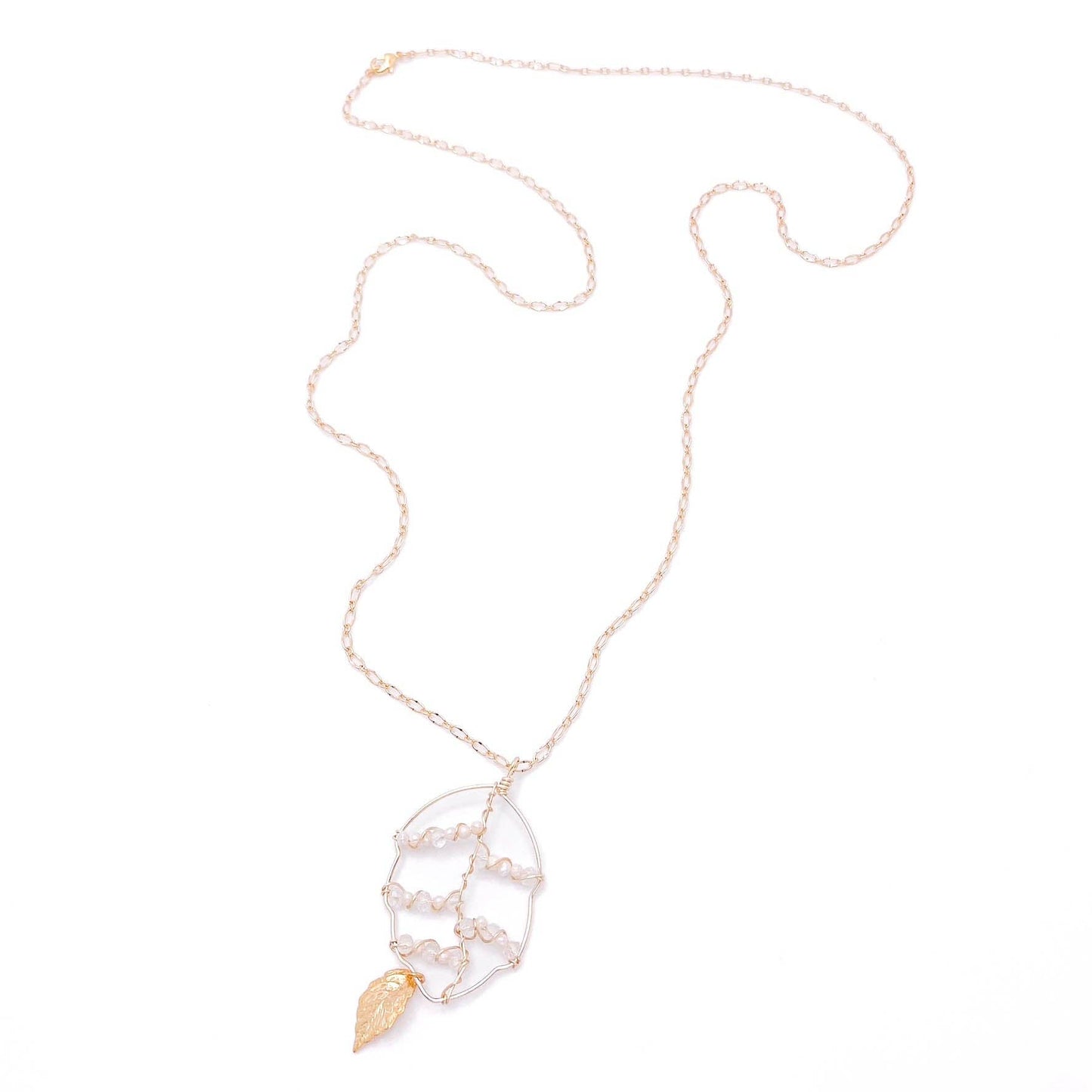 Falling necklace