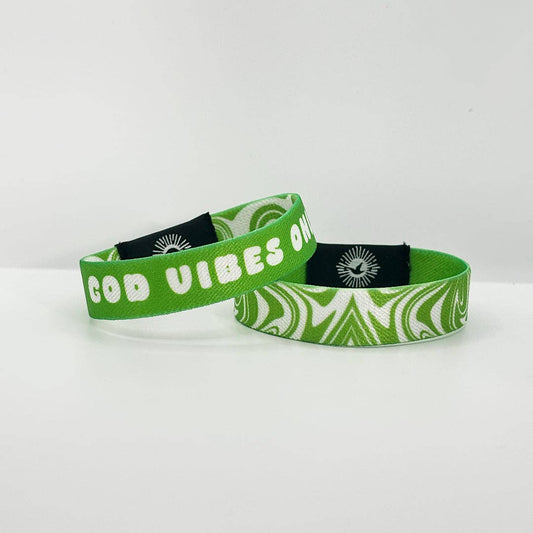 God Vibes Only NFC Bible Verse Bracelet: Regular