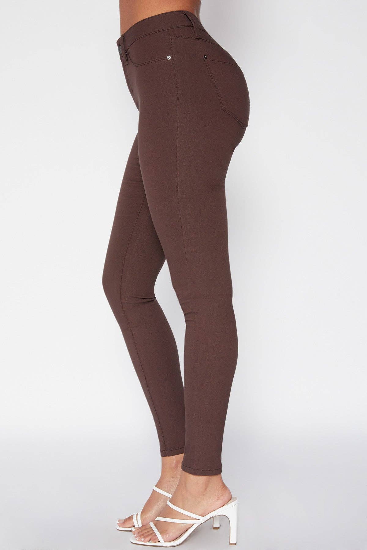 Junior Hyperstretch Mid-Rise Skinny Jean: Small / COCOA