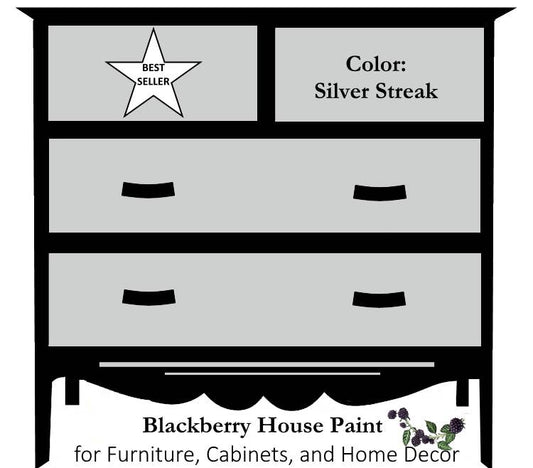 Paint - Blackberry House Paint: Silver Streak / 6 ounce