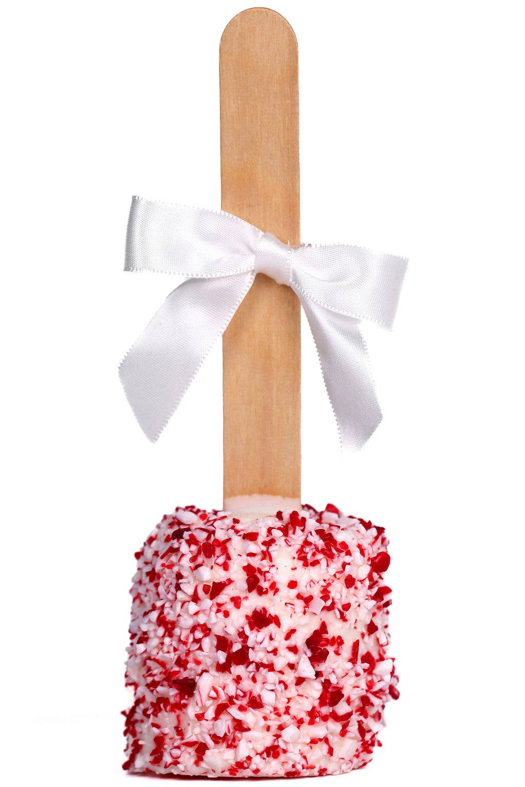 Popilicious Chocolate Covered Candy Cane Marshmallow: Dark Chocolate