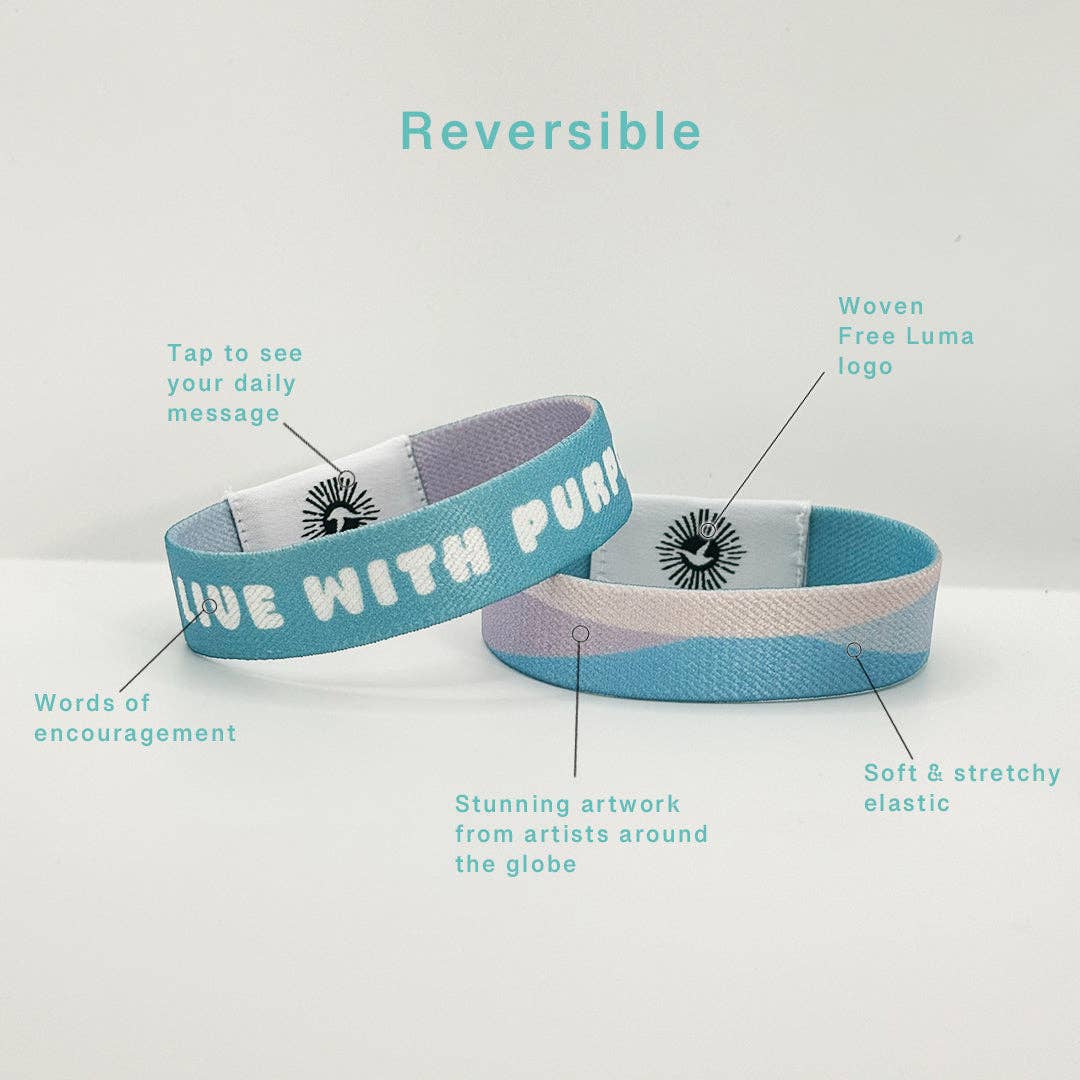 Live With Purpose NFC Positivity Bracelet: Regular