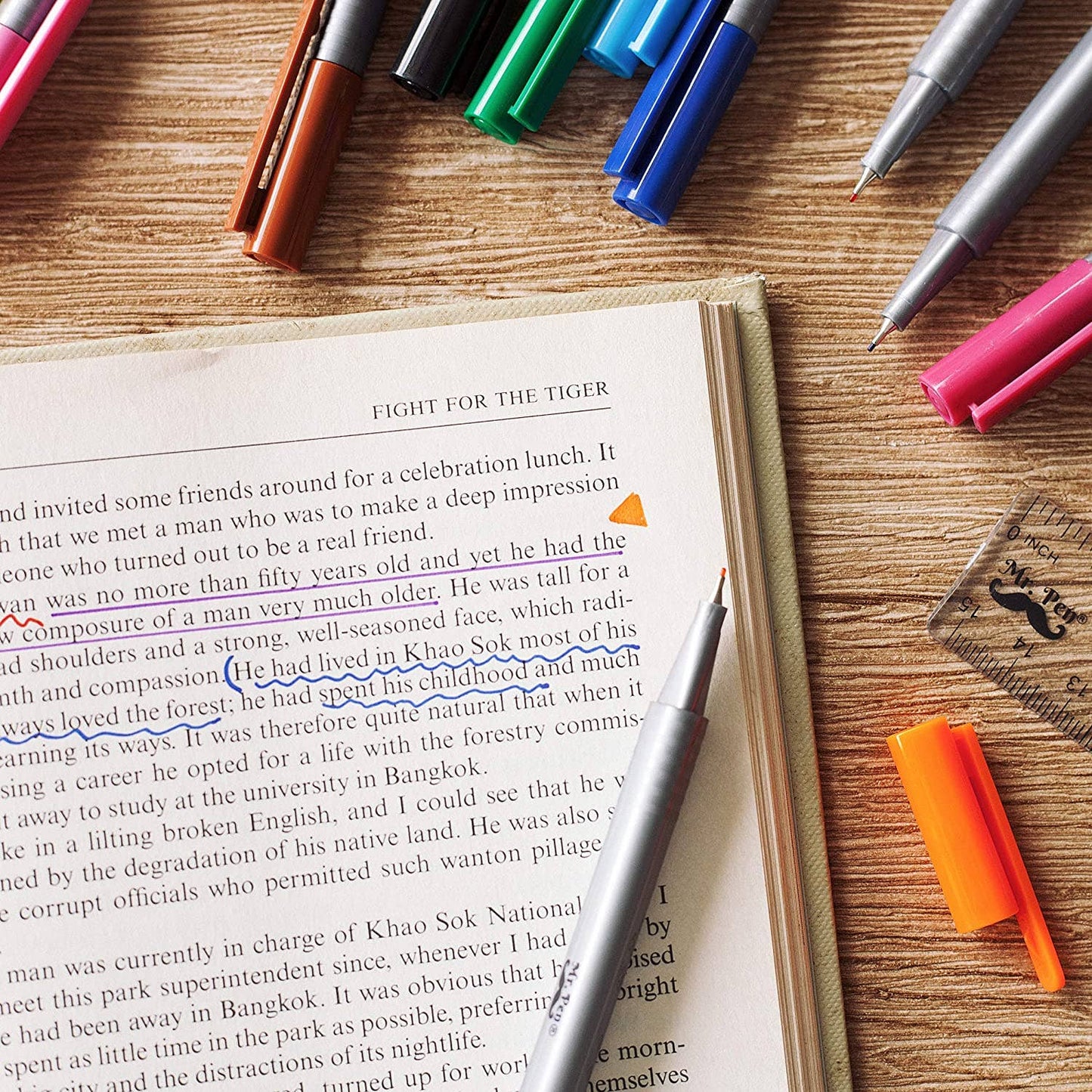 Mr. Pen Fineliner Pens 36 Pack - 0.4 mm