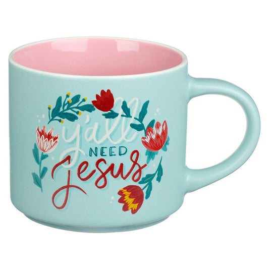 Mug Ceramic Y'all Need Jesus