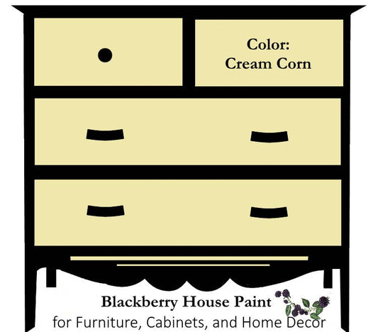 Paint - Blackberry House Paint: Cream Corn / 6 ounce