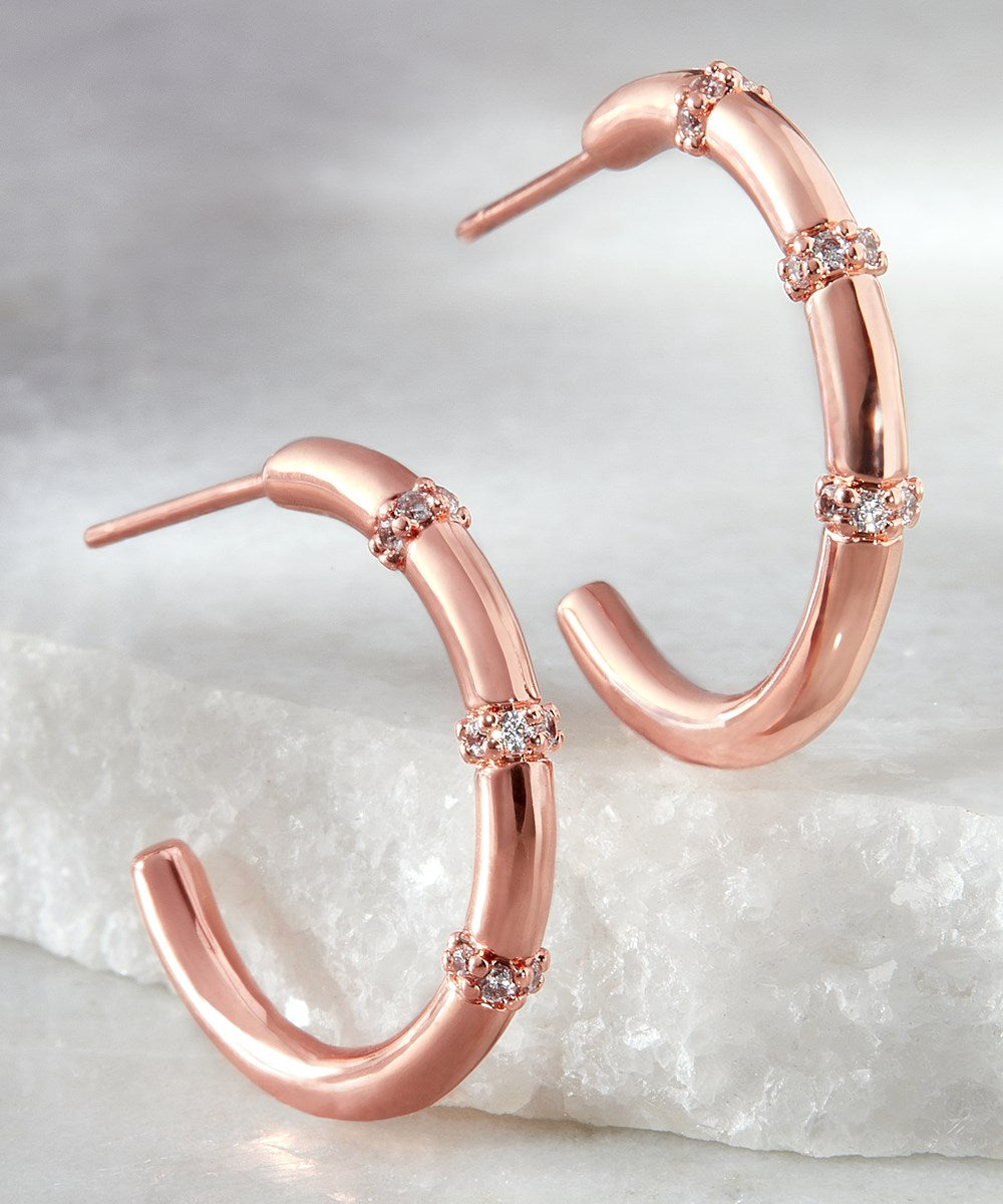 Astral by Charlie Paige Cristina Hoop Earrings