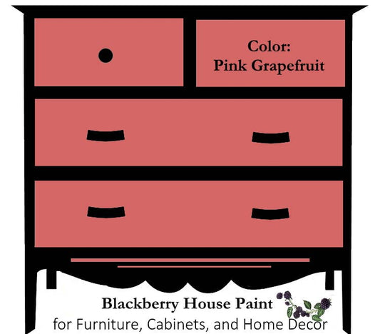 Paint - Blackberry House Paint: Pink Grapefruit / 6 ounce