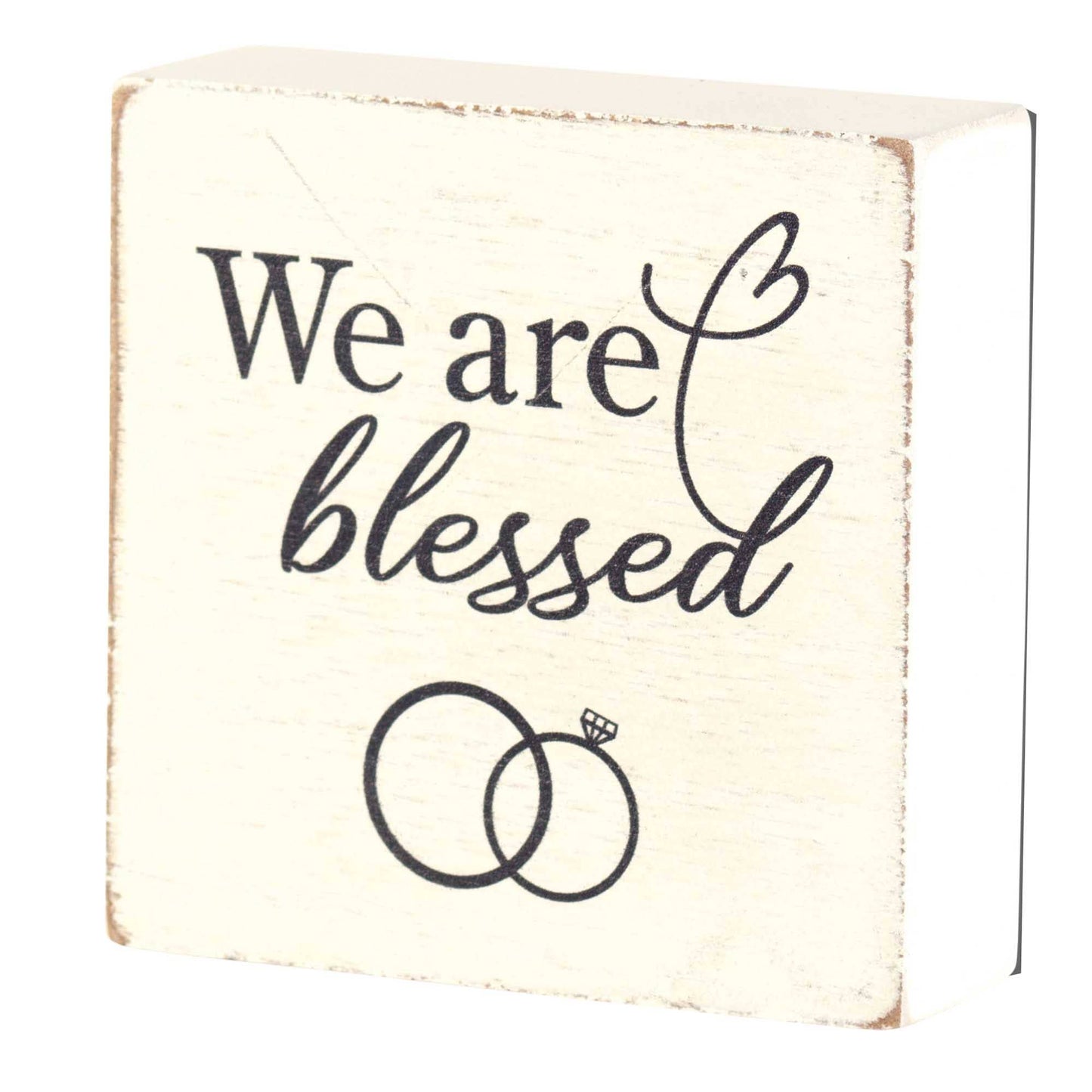 WE ARE BLESSED TABLETOP PLAQUE