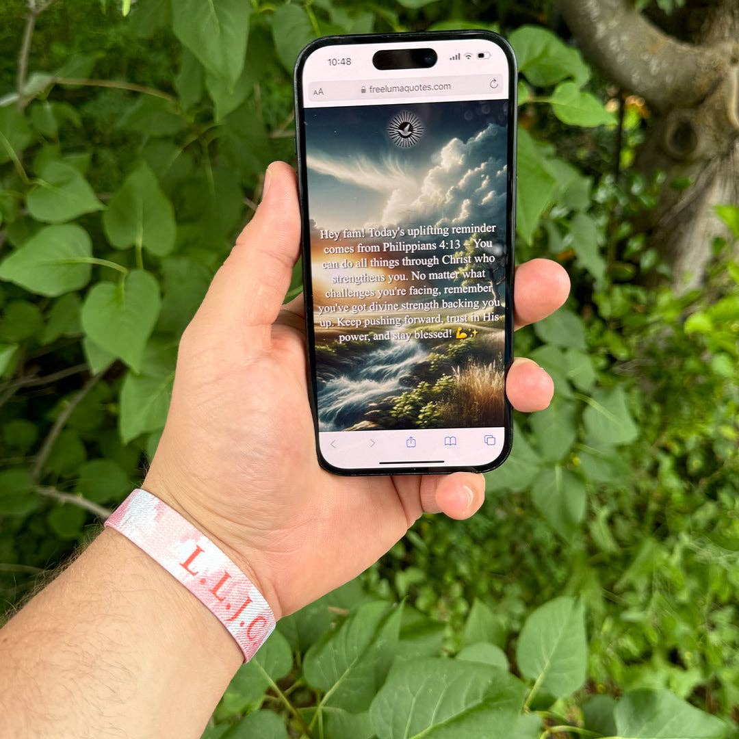 LLJC NFC Bible Verse Bracelet: Regular