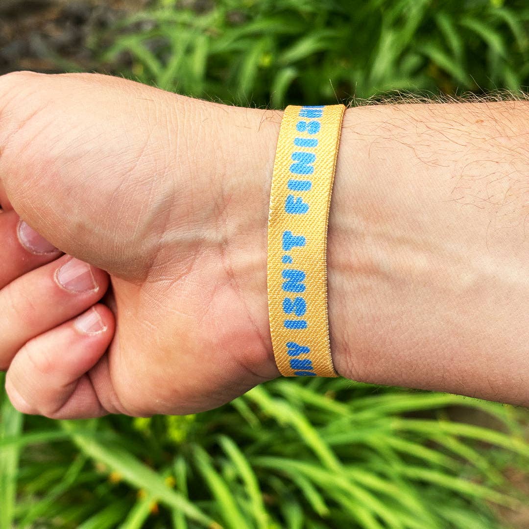 Your Story Isn't Finished NFC Positivity Bracelet: Large