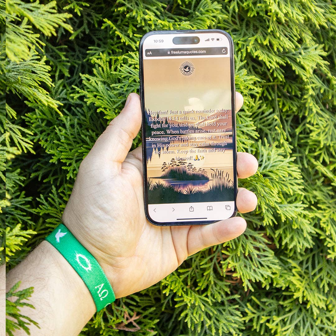 Trust His Plan NFC Bible Verse Bracelet: Free Luma