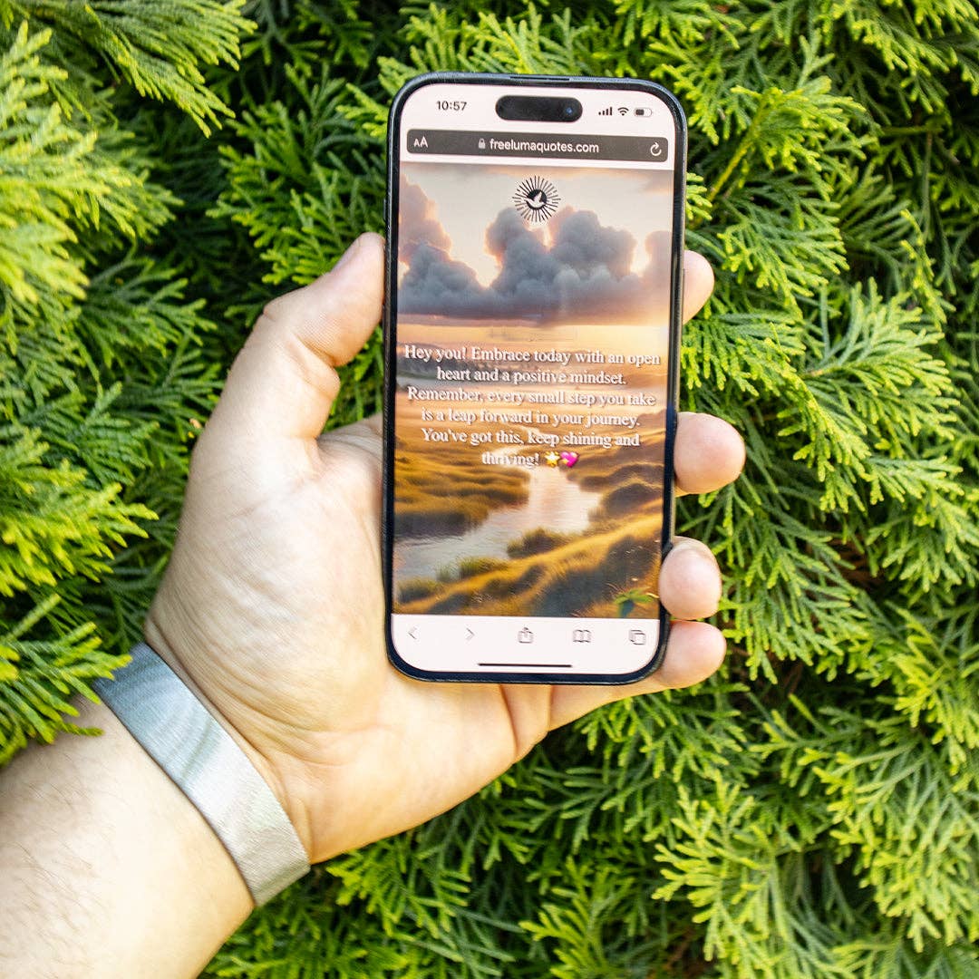 Courage Over Fear NFC Positivity Bracelet: Regular