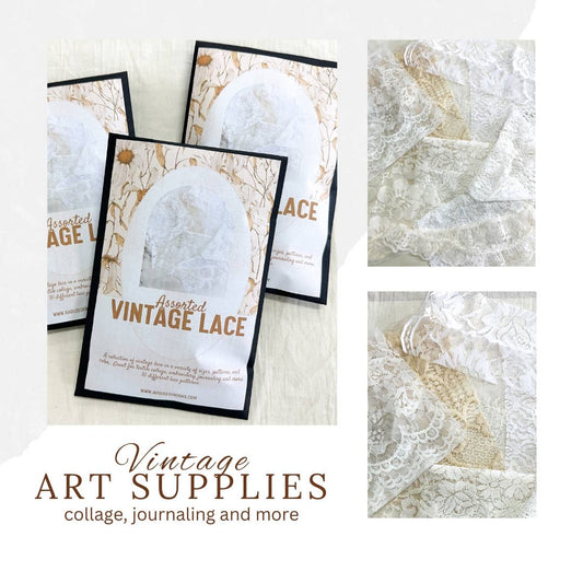 Assorted Vintage Lace Pack for art and crafting