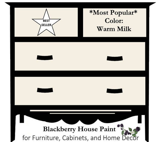 Paint - Blackberry House Paint: Warm Milk / 6 ounce