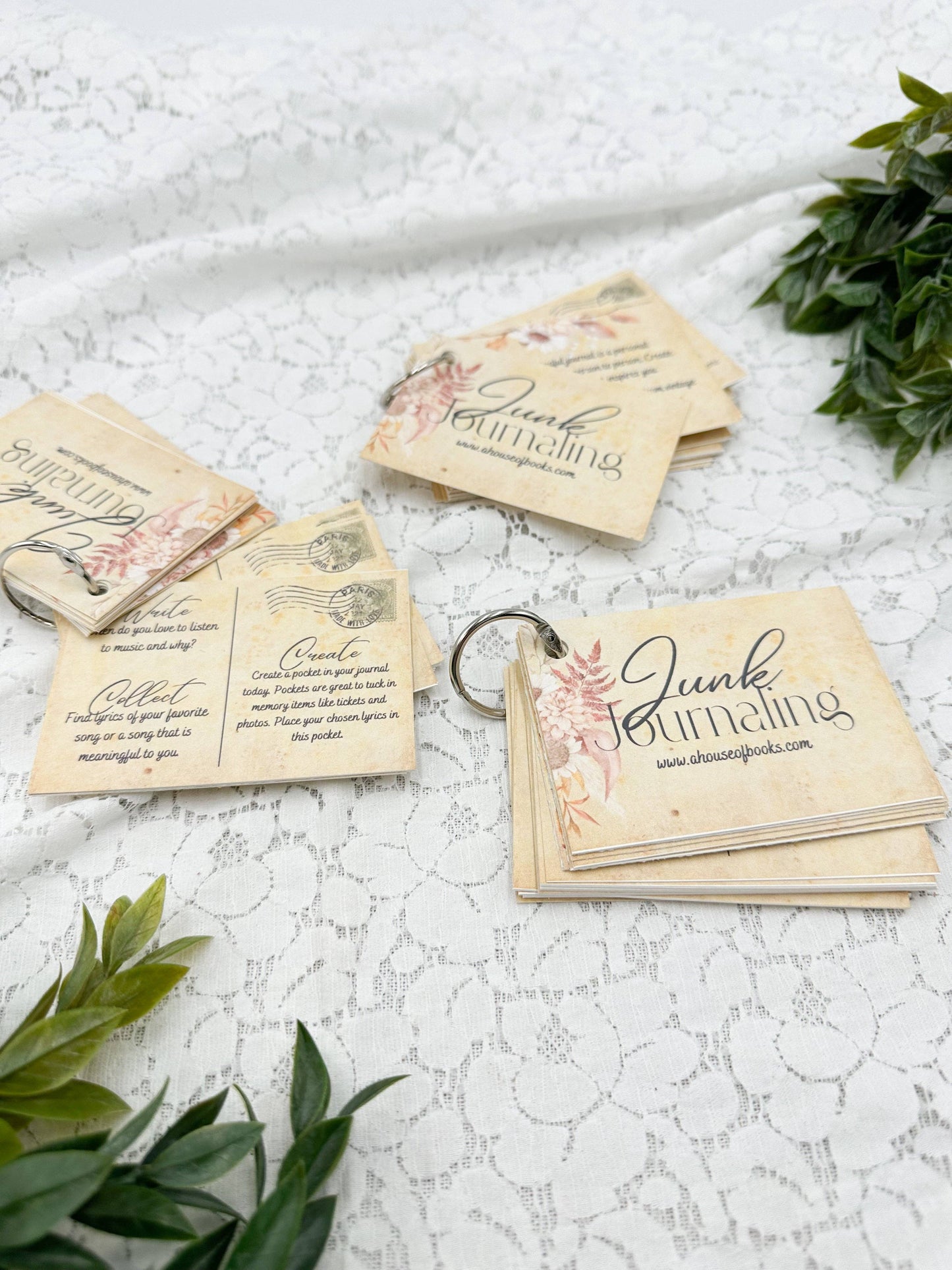 Junk Journal Prompt Deck