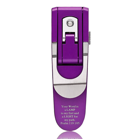 Book Light Purple Your Word is a Lamp Ps. 119:105