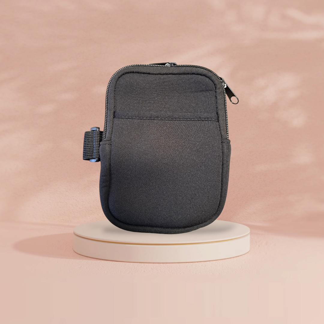 Tumbler pouch with pocket