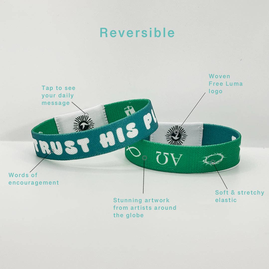 Trust His Plan NFC Bible Verse Bracelet: Free Luma