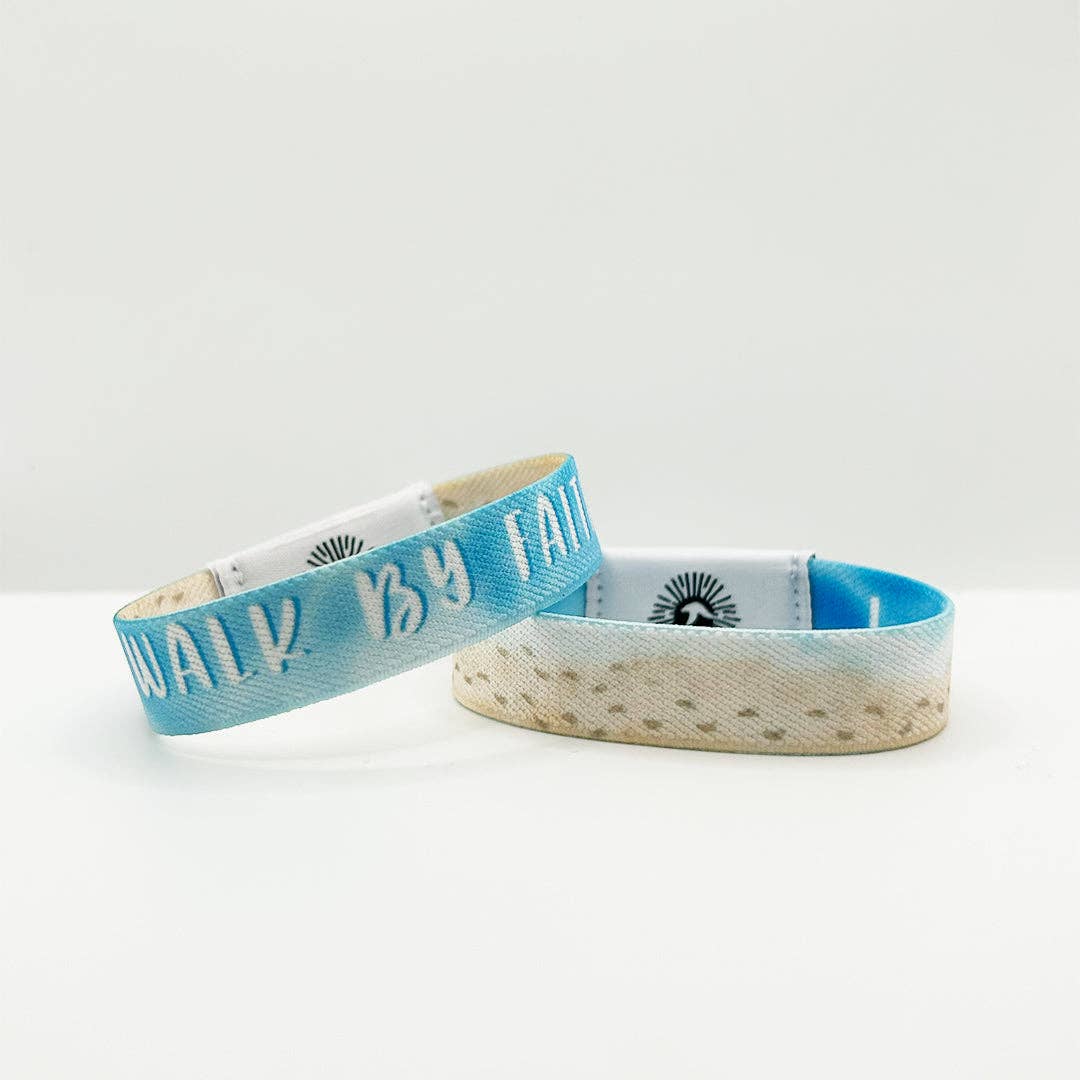 Walk By Faith NFC Bible Verse Bracelet: Small/Youth