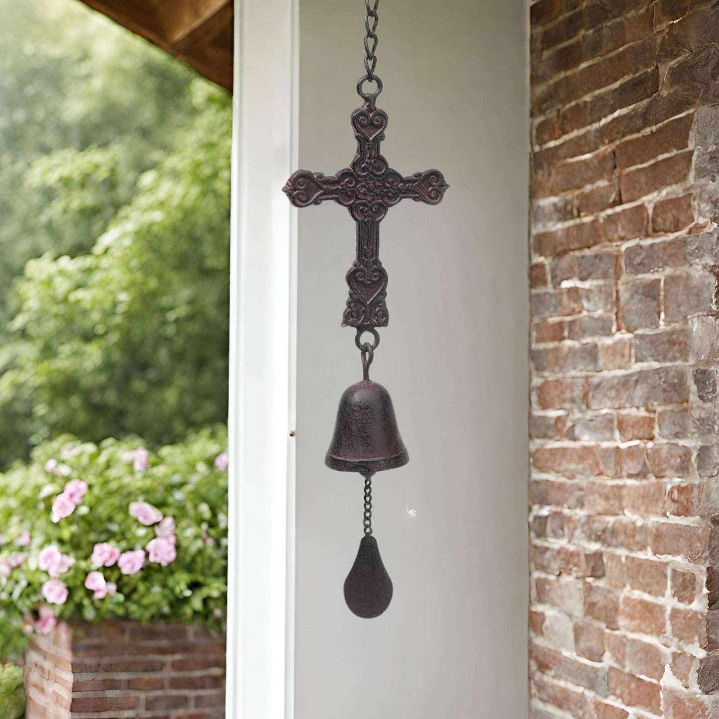 Wind Chime Cross Bell