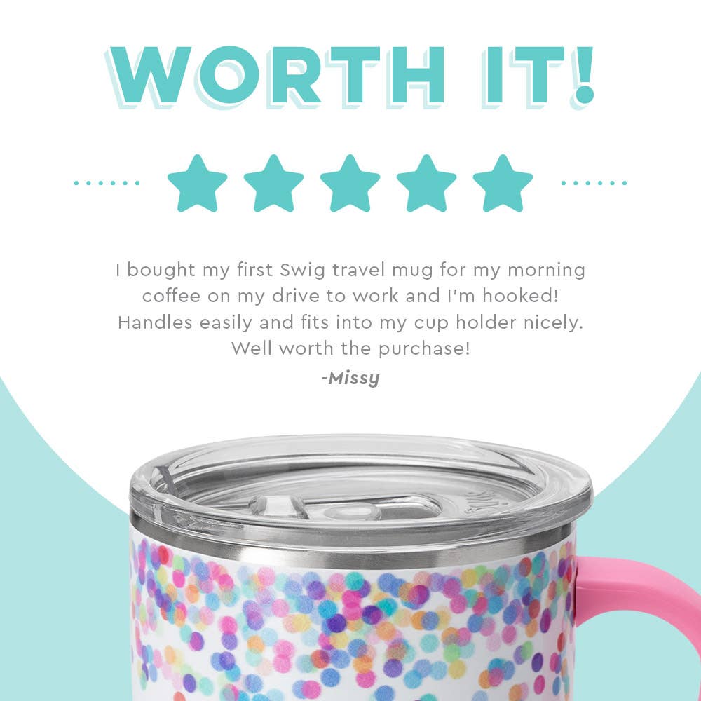 Confetti Travel Mug (18oz)