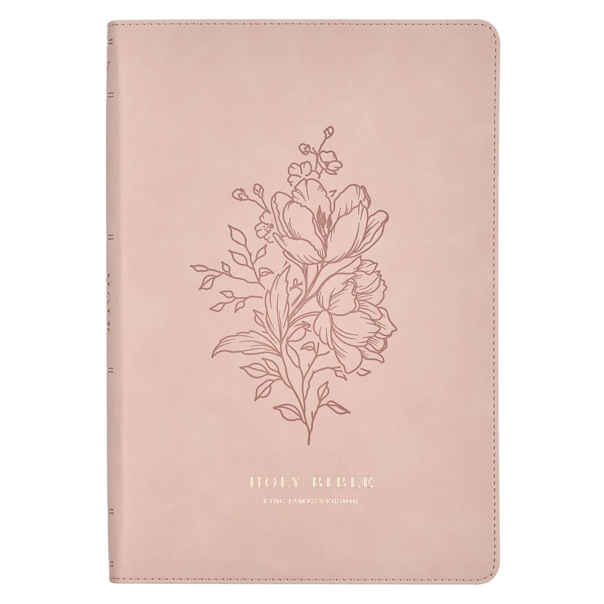 KJV Bible Thinline LP Faux Leather Trust, Pink