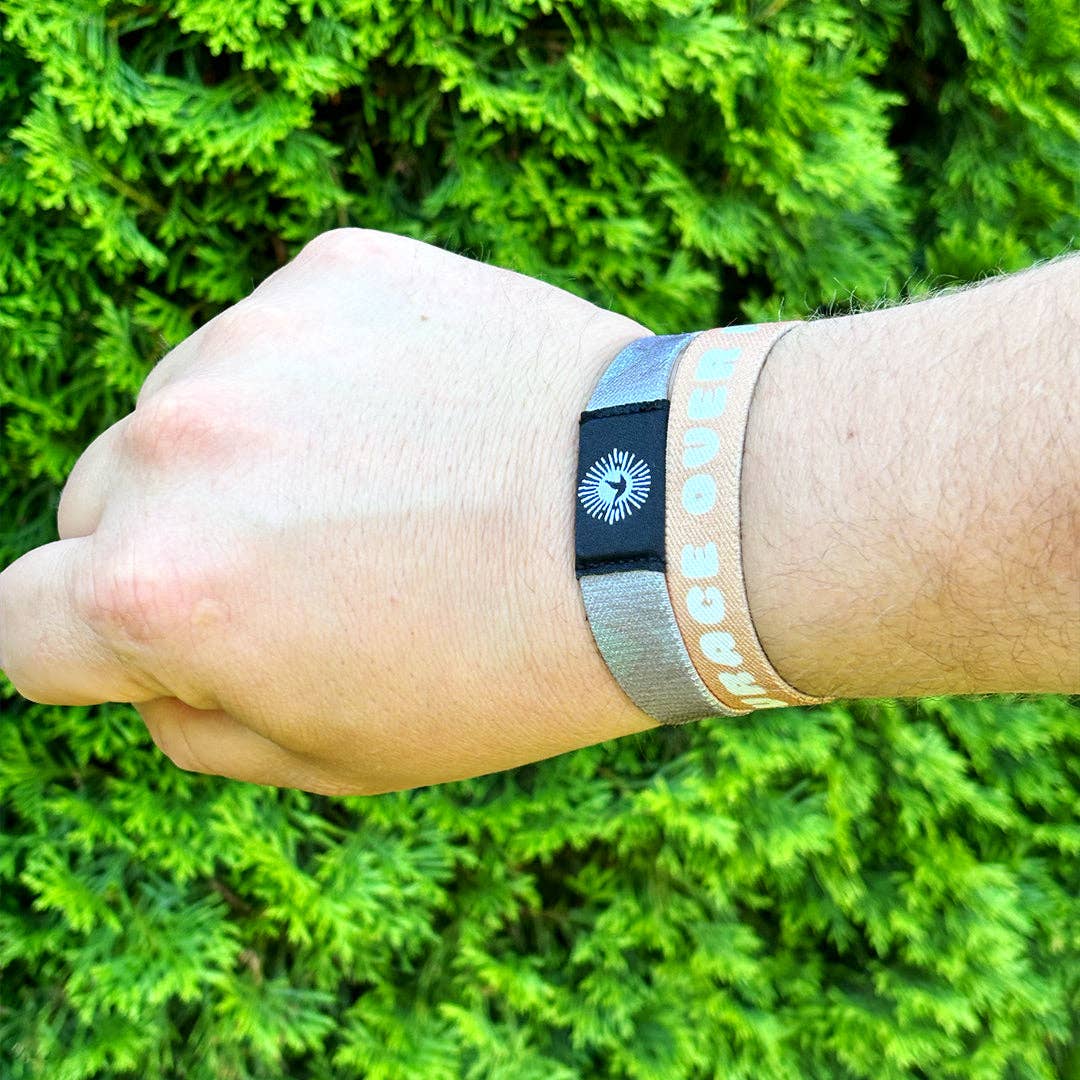 Courage Over Fear NFC Positivity Bracelet: Regular